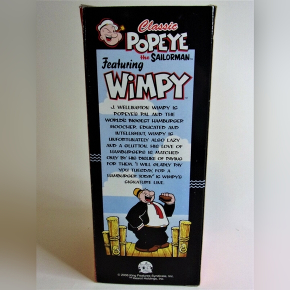Collectible Wacky Wobbler Bobblehead by Funko WIMPY - Picture 7 of 14